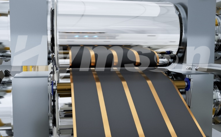 海目星的輥壓分切一體機(jī)還具備激光輥面清洗功能